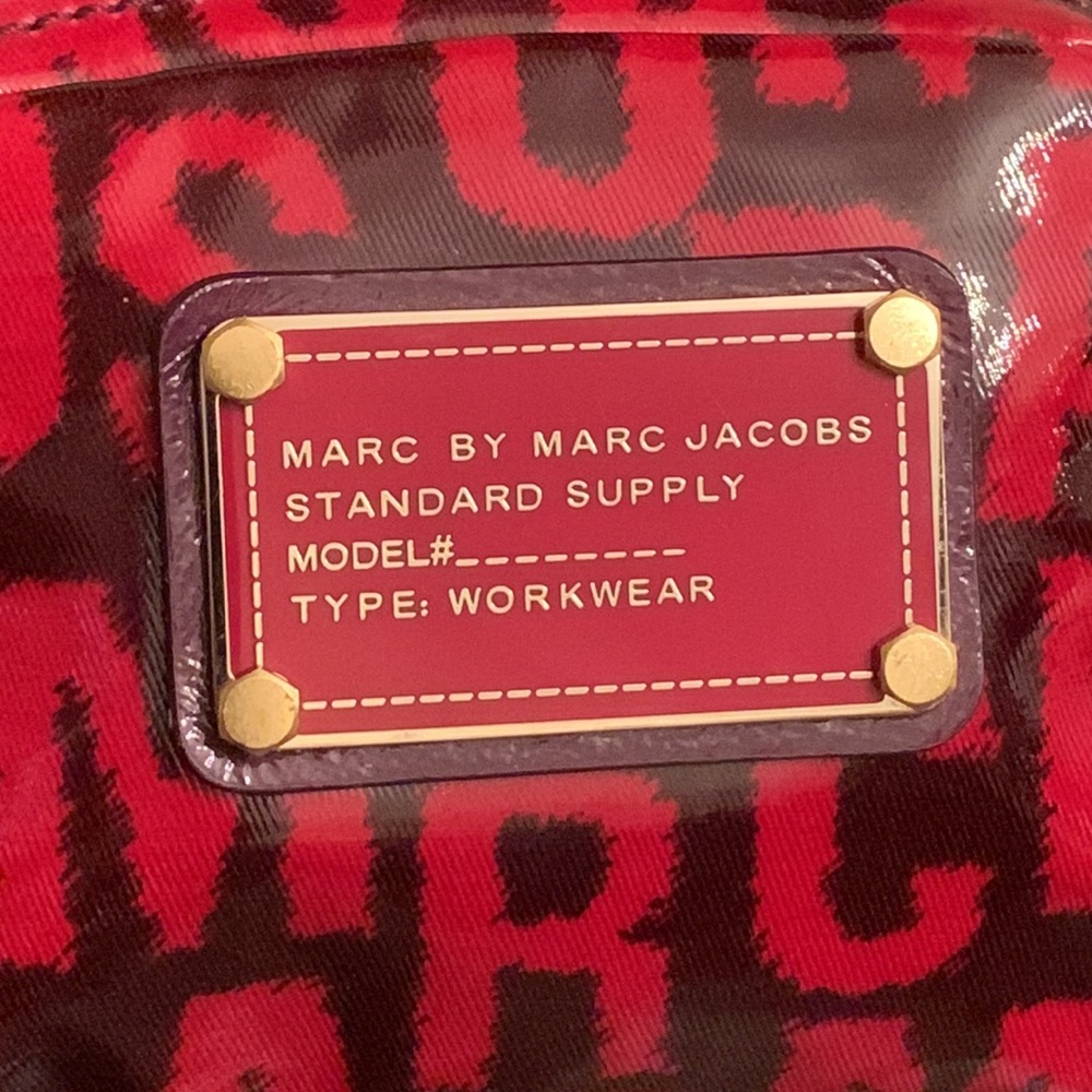 Marc By Marc Jacobs Standard Supply Workwear Cosmetics Bag In Purple And Pink View 2